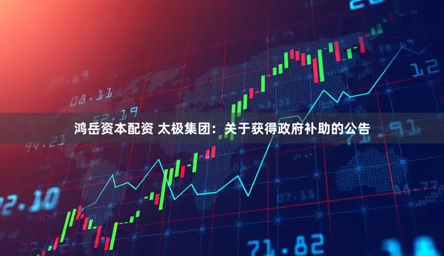 鸿岳资本配资 太极集团：关于获得政府补助的公告